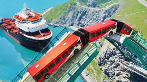 Автобусные и автомобильные аварии 😱 BeamNG.Drive