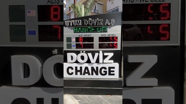 Курс валюты в Турции