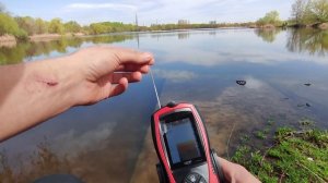 Карповый кораблик D18B + эхолот LUCKY FF1108-1CWLA. скоро открытие🎣 #minenko#carpfishing#dumbells