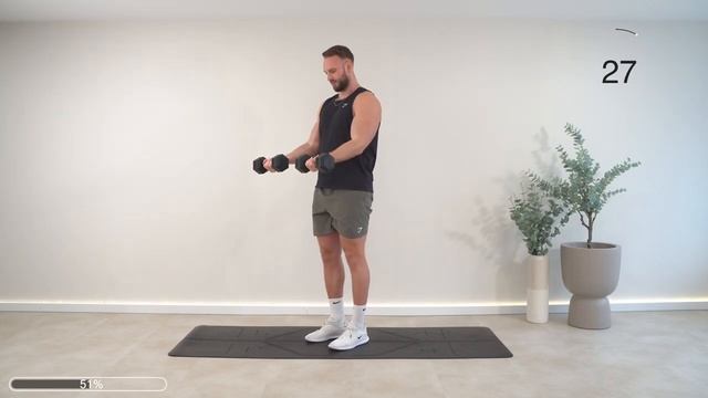 5 Min Burning Biceps _ Dumbbells _ Perfect Finisher (No Repeats, All Standing) _ By Fit Mo