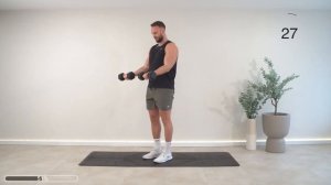 5 Min Burning Biceps _ Dumbbells _ Perfect Finisher (No Repeats, All Standing) _ By Fit Mo
