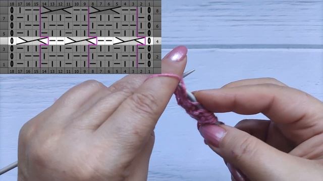 Diamond Stitch Knit Pattern | Rautenmuster stricken | Punto Rombi ai ferri | Punto Rombos tejido