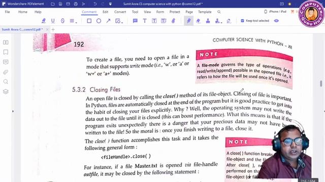CBSE Class 12 Term 1 Computer Science Chapter 5 File Handling Concepts Revision Part 1 (Text Files)