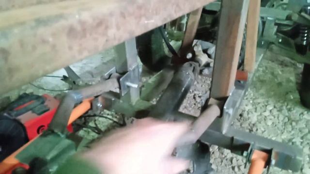 Самодельный квадроцикл. Ход задней подвески. смотреть онлайн