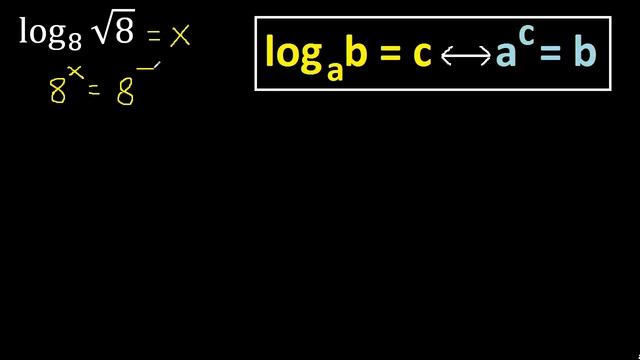 log raiz de 8 base 8 . logaritmo de смотреть онлайн