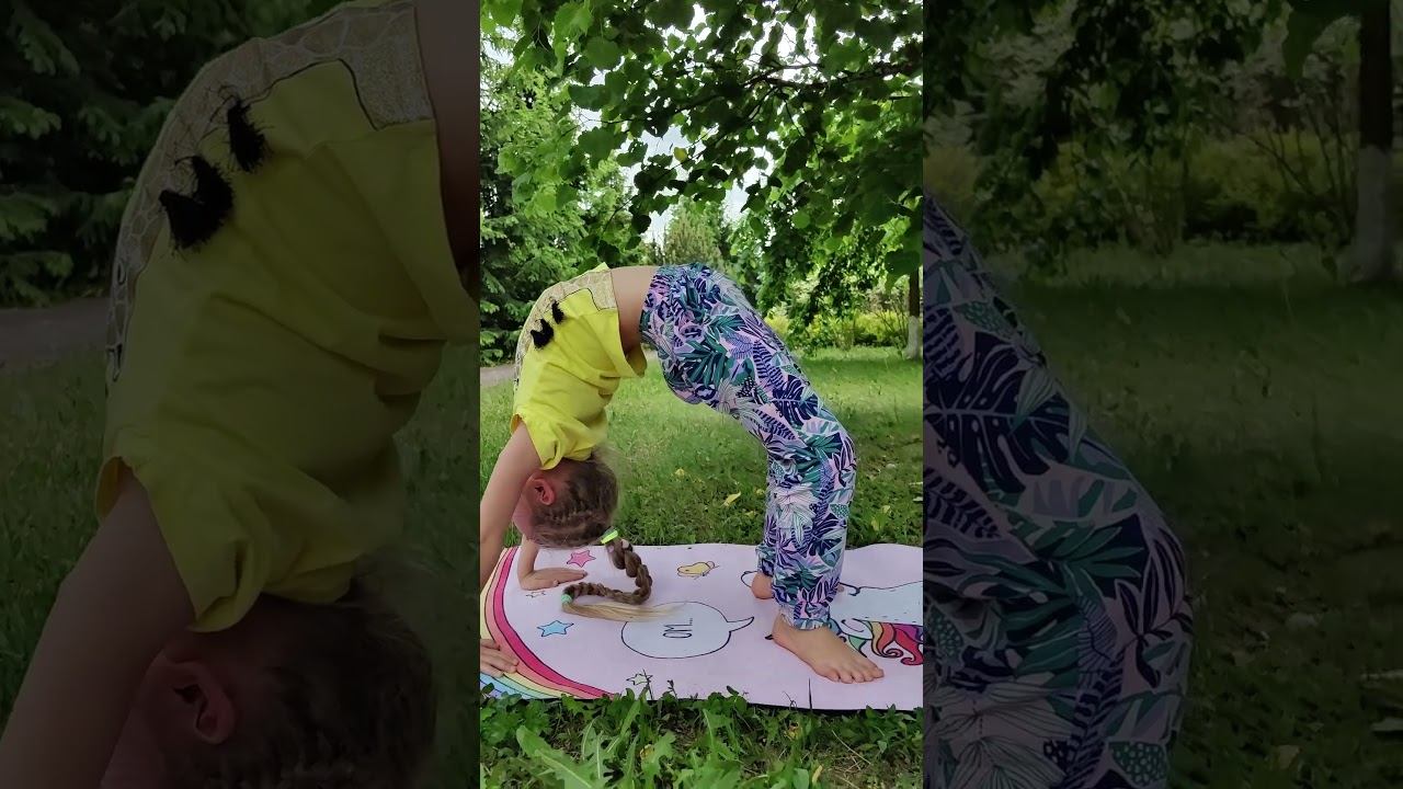 НЕ ДЕЛАЙ МОСТИК, ПОКА не узнаешь... как правильно опуститься с него! #гимнастикадети