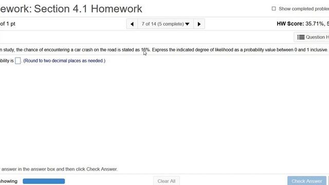 Express the Degree of Likelihood as a Probability
