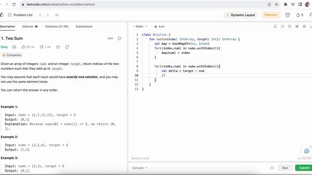 LeetCode. Задача "Сумма двух". Two Sum смотреть онлайн