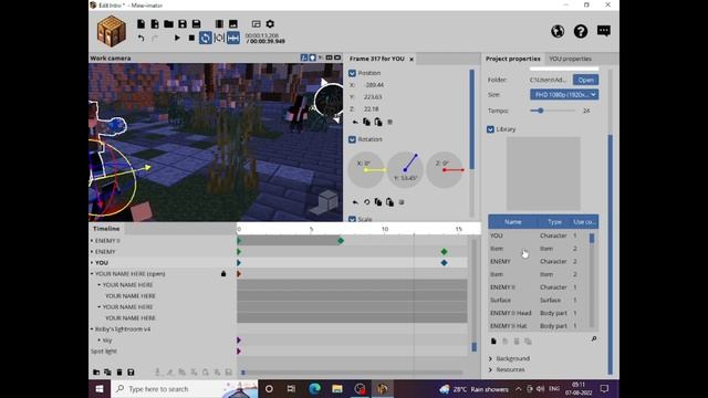 Make Minecraft 3D In One Click  || Minecraft 3d INtro
