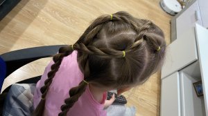🎀Прическа из жгутиков🎀