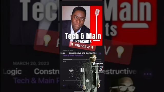 Tech & Main Presents Dash Ping CTO Mike Logic On Constructive And Destructive Algorithms