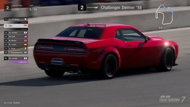 Gran Turismo® 7 Custom Race PS4 (Dodge Challenger SRT Demon | Laguna Seca) смотреть онлайн
