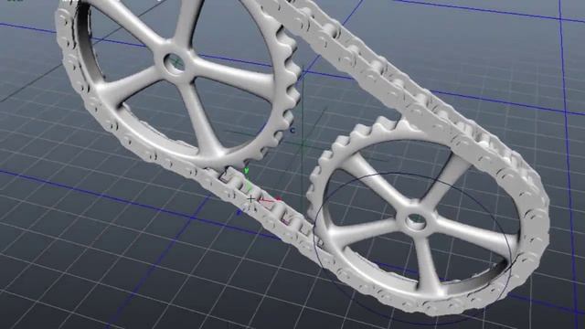 Maya Experiment - Rigging Gear and Chain with IK Spline смотреть онлайн