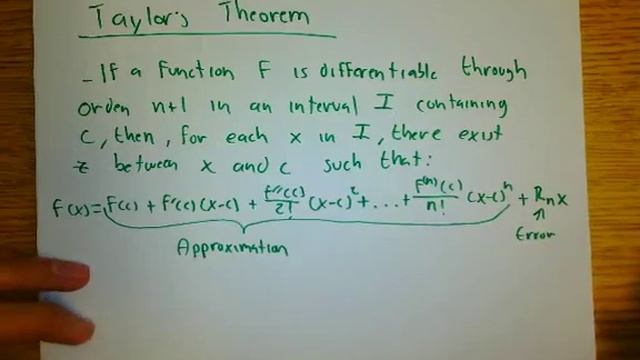 9.7 Taylor Polynomials & Approximations смотреть онлайн