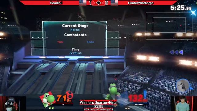 #BattleOverTheBridge29 Winners Quarter Final ➤ Hoodinii vs HunterWinthorpe 【#SSBU】 смотреть онлайн