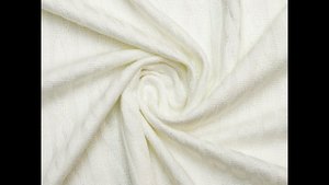 Трикотаж PAULINA с фактурой "лапша-косичка", цвет белый
36–10913