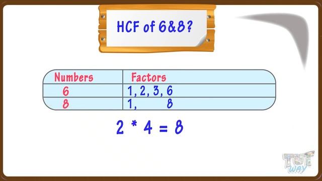 HCF (highest common factor) | Math | Grade-4,5 | Tutway | смотреть онлайн