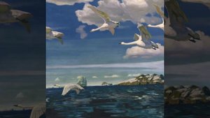 «В голубом просторе» 1918г. Аркадий Александрович Рылов