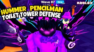 Скоростное безумие в Hummer Pencilman 🚀 Крутые трюки и экшен в Roblox 🌟