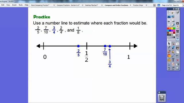 Compare and Order Fractions - Section 6.8 смотреть онлайн