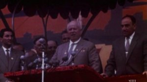 Н.С. Хрущев на озере Севан, Армения, 9 мая 1961 г.