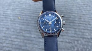2023 TAG Heuer Glass Box Carrera Chronograph 39 mm blue