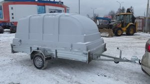 Прицеп для двух снегоходов ЛАВ 81012С