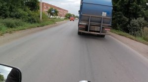 Маневрирование в городе на мотоцикле. Обычный будний день. Мотоцикл Урал