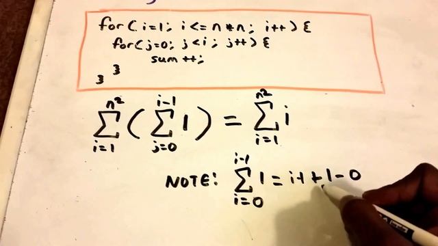 Algorithm Analysis Example