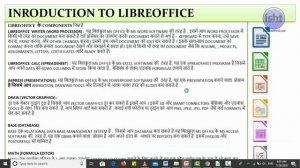 107 INTRODUCTION OF LIBREOFFICE CALC SPREADSHEET SOFTWARE