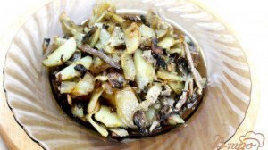 Картофель с грибами и уткой