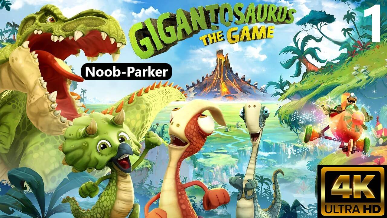 Gigantosaurus The Game  4K прохождение часть 1