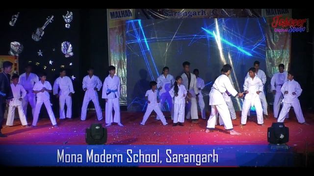 Mona Modern School, Sarangarh, malhar 2017-18, KARAATE