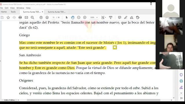 Summa Aurea. Estudio "Verbo Encarnado". Sesión 2. P. Federico Highton. 23.03.2020 (2 de 3) смотреть онлайн