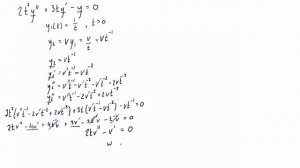 Reduction of order example