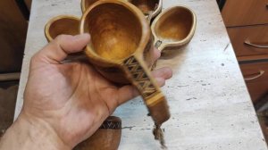 Куксы, чашки, чарки на заказ. Кукса "Коник". Wooden Kuksa handicraft
