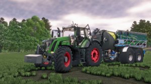 Farming Simulator 25 / Карта Zielonka / FENDT 939 внесение органических жидких удобрений