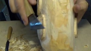 Своими руками Дед Мороз  Резьба по дереву