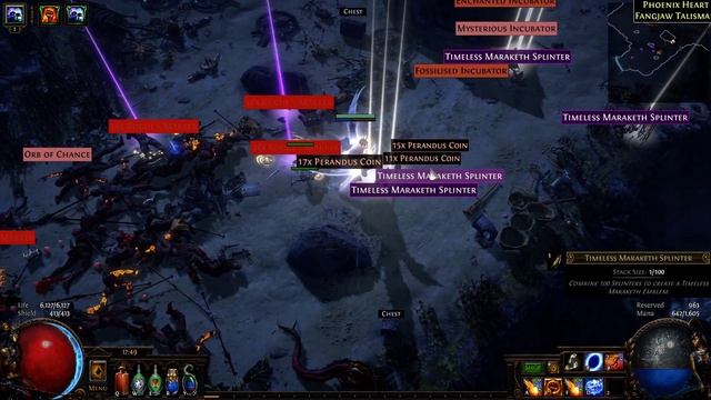 Path Of Exile Fireball miner T16 clear смотреть онлайн