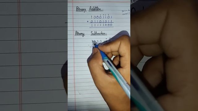 Binary subtraction//how to subtract two binary numbers// #math #logicgates #computerscience