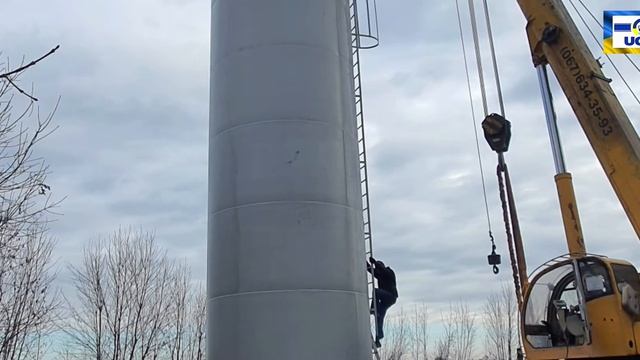 Виробництво,  доставка та монтаж водонапірної вежі 160м/куб для Птахофабрики!
