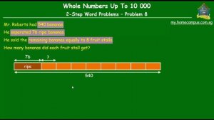 Elementary Singapore Math, Grade 3: Whole Numbers, 2-Step Word Problem 8