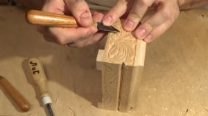 Шкатулка Кудринка. Резьба по дереву.