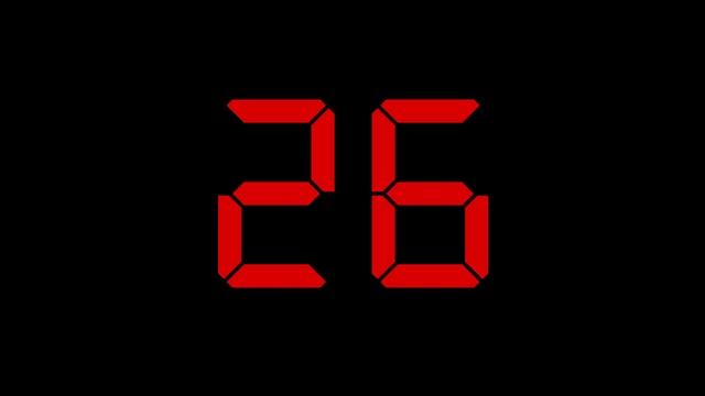 60 Second Ticking Countdown Timer With Bomb Explosion Sound | Digital LED Style. смотреть онлайн