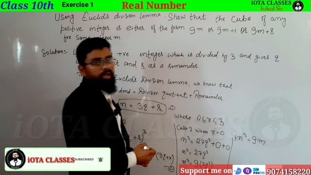 Show that the cube of any positive integer is either of the form 9m or 9m+1 смотреть онлайн