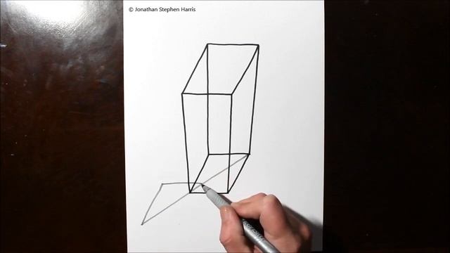 How to Draw a 3D Cube | Easy Trick Art Drawing For Beginners / Anamorphic Illusion смотреть онлайн