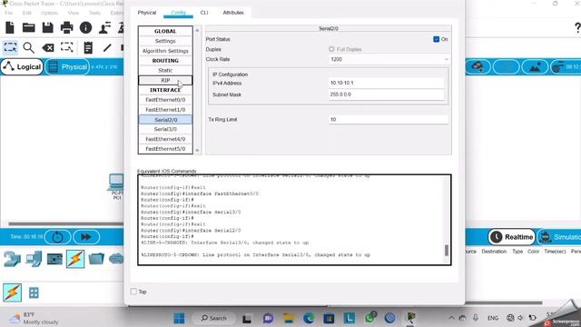konfigurasi cisko paket Tracer 3 router 3 switch 6 pc смотреть онлайн