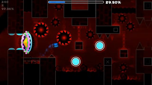 Sakupen Hell Noclip Run (Extreme Demon) Geometry Dash