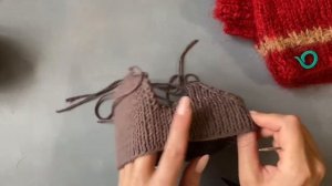 Обработка v-образной горловины #barberry_vest_iiaks