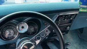 Classic Chevrolet Camaro 68' in a perfect color combination!